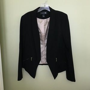 Black Blazer with Gold